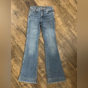 Womens Wrangler Retro High Rise Trouser Jeans Size 27x36